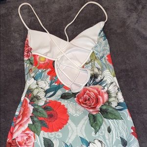 Floral bodycon dress